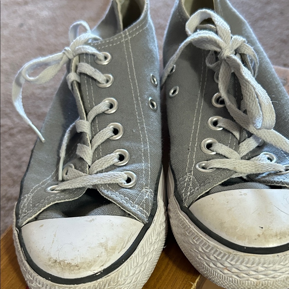 Converse Gray and White Women's Sneakers